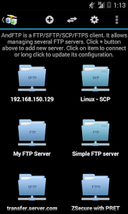 Download AndFTP (your FTP client)